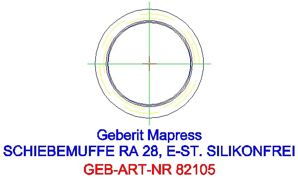 GE Mapress Edelstahl Schiebemuffe d28 (LABS-frei)_82105_L