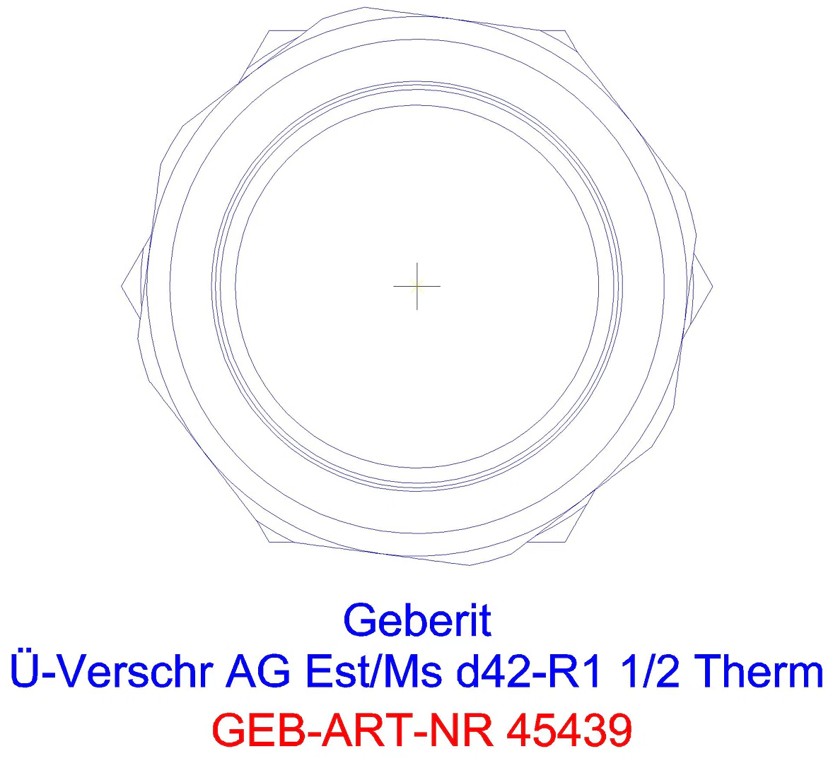 GE Mapress Therm Übergangsverschr. mit AG d35-R1 1/4_45439_l
