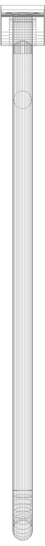 HEWI mobiler Stützklappgriff,drehbar, L:900mm signalweiß