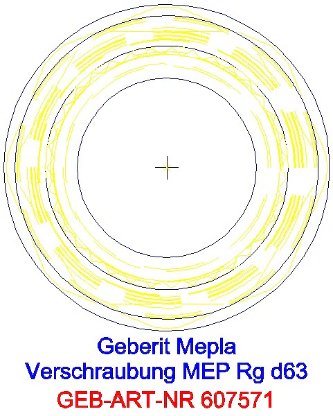GE Mepla Verschraubung Rg d63_607.571.00.5_L