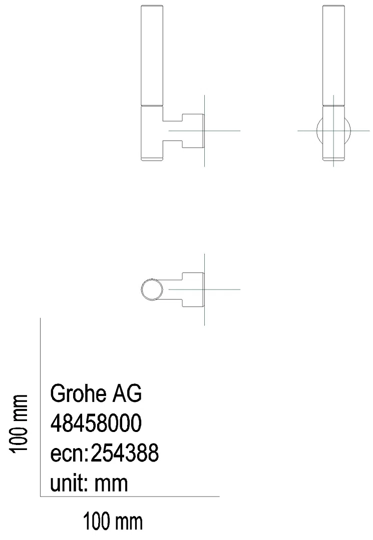 GROHE Hebelgriffe Atrio Private C. 48459 Vanilla Noir Caesarstone chrom
