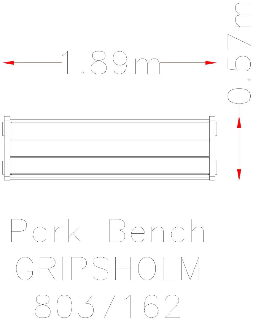 Parkmoebelserie GRIPSHOLM