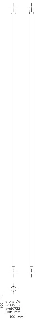 GROHE Metallbrauseschlauch Relexaflex Metal Long-Life 28142_2 1250 mm chrom