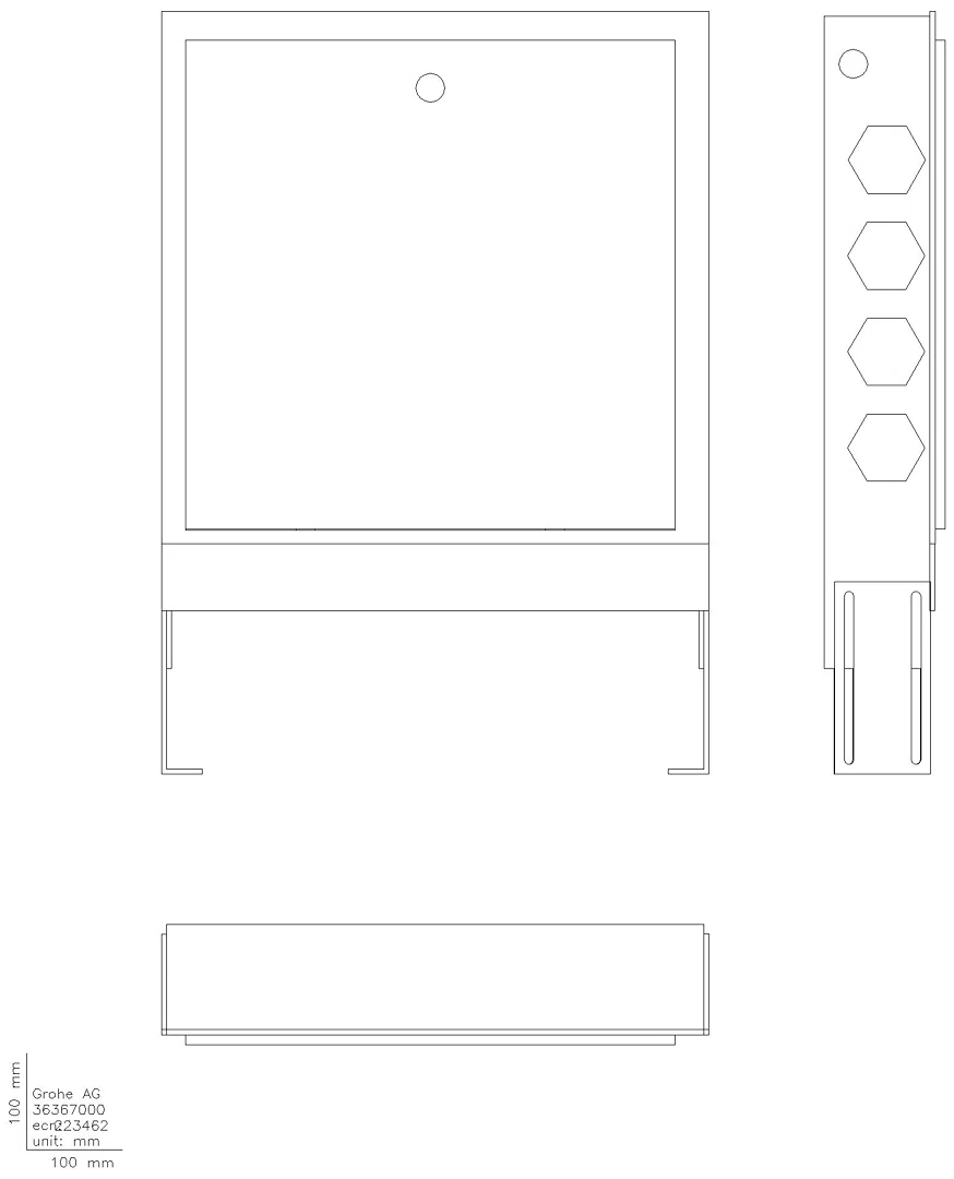 GROHE Rohbauset F-digital Deluxe 36474 für Steuereinheit