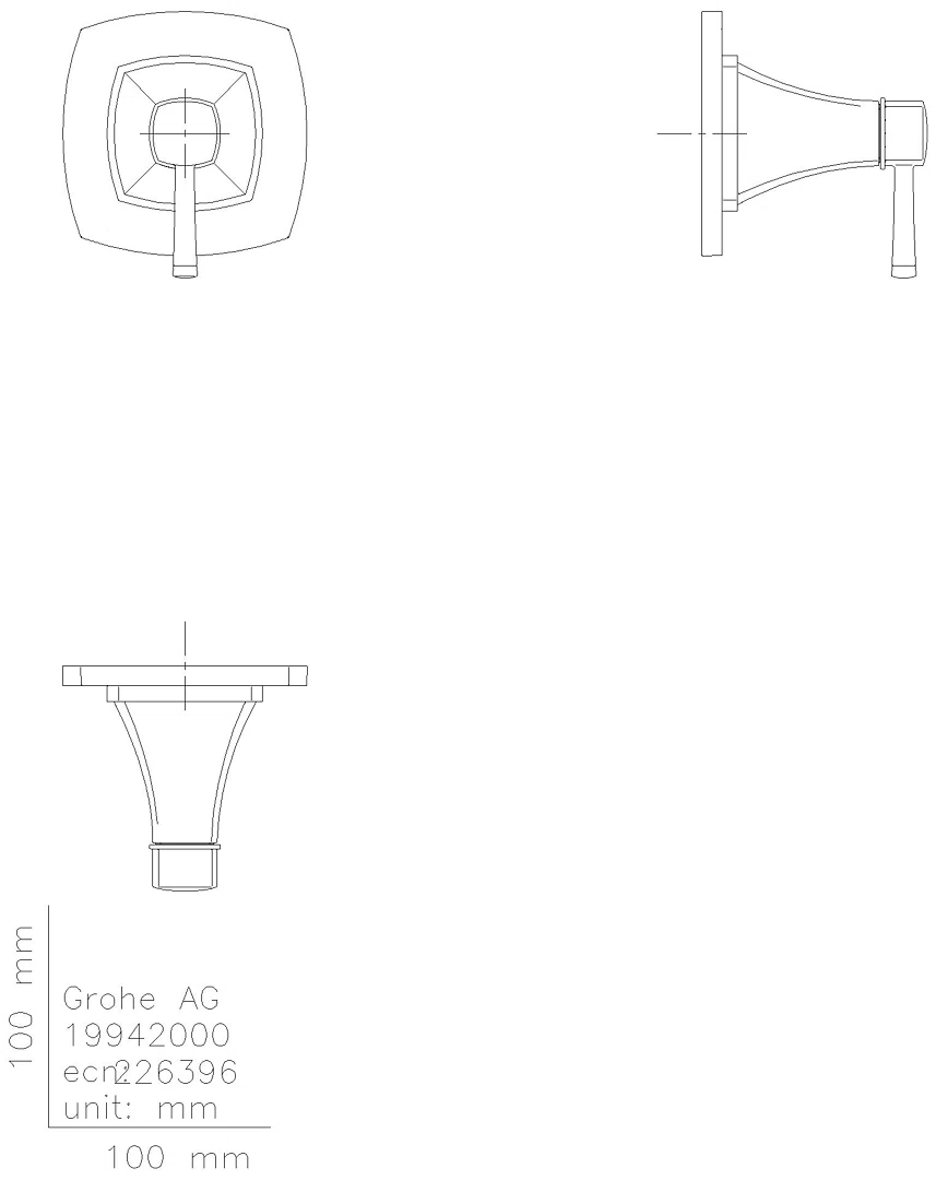 GROHE 5-Wege Umstellung Grandera 29419 Fertigmontageset chrom