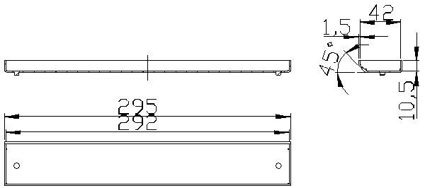 DALLMER Abdeckung CeraWall Individual rotgold matt