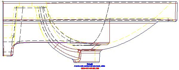 Acanto Waschtisch, 60x48cm m. Hl., m. Ül. KeraTect_500.620.01.8_L