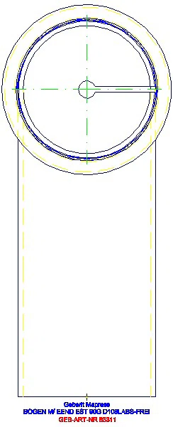 GE Mapress Edelstahl Bogen 90Gr d108 mit Einschubende (LABS-frei)_83311_L