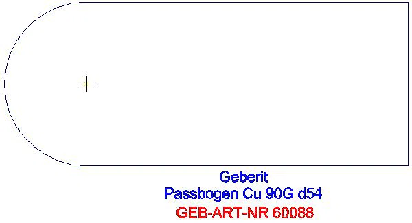 GE Mapress Kupfer Passbogen 90Gr d54_60088_G