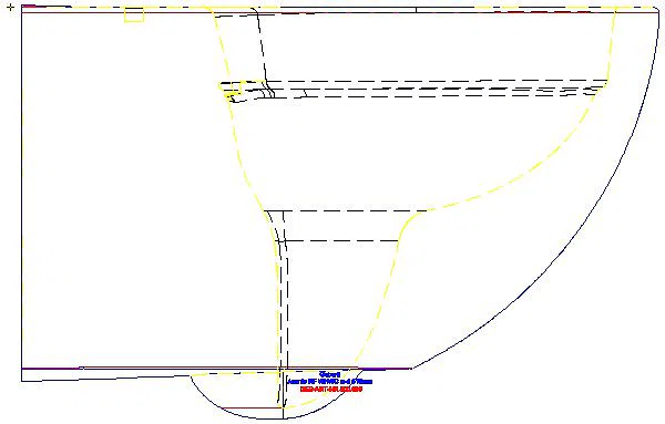 Acanto Wand-WC Tiefspüler geschlossene Form, Rimfree_500.600.01.2_L