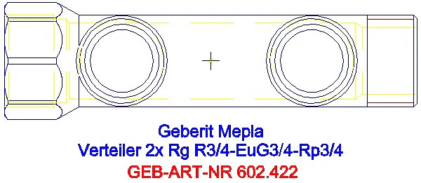 GE Verteiler zweifach Rg R3/4-EuG3/4-Rp3/4_602.422.00.1_G