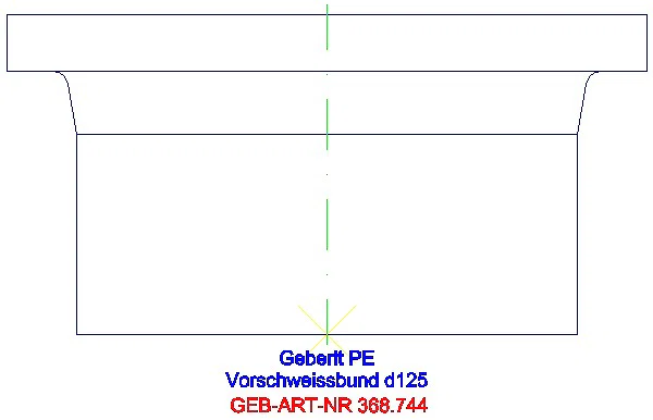 GE PE Vorschweissbund d125_368.744.16.1_A