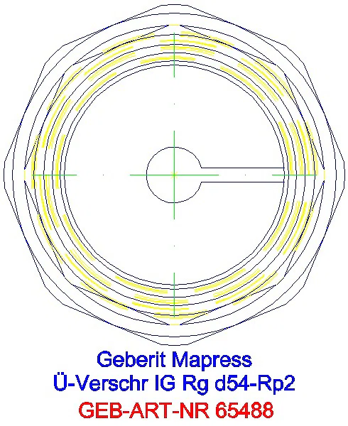 GE Mapress Kupfer Übergangsverschraubung mit IG Rg d54-Rp2_65488_L