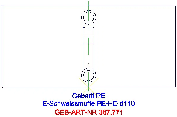 GE Elektroschweissmuffe d110_367.771.16.1_G