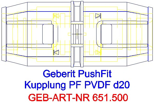 GE PushFitKupplung PVDF d20_651.500.00.1_A