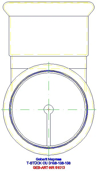 GE Mapress Kupfer T-Stück egal d108-108-108_61013_L