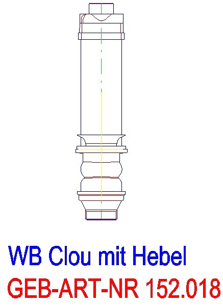 GE Waschbeckenanschluss mit integriertem Überlauf und Hebelbetätigung_152.018.00.1_A