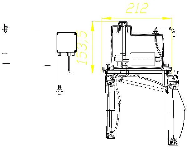 DALLMER Umbausatz Stausafe F, DN 150
