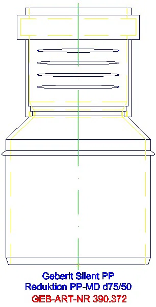 GE Silent-PP Reduktion exzentrisch d75/50_390.372.14.1_L