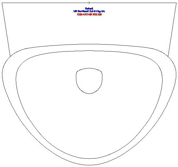 GE Renova M Urinal, Zulauf von hinten Abgang hinten od. unten, weiß, KeraTect_503120008_G