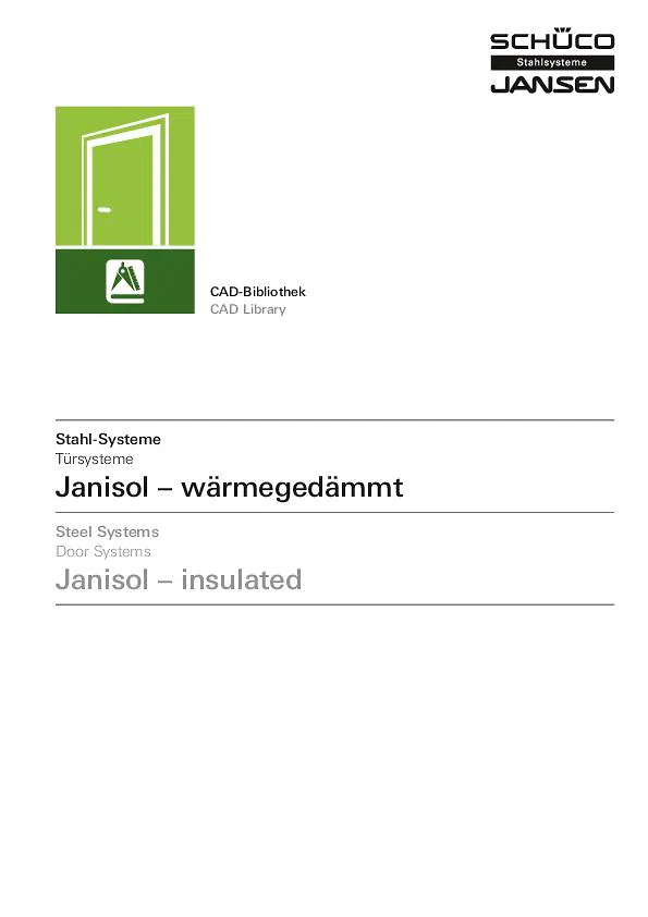 Janisol Türen - wärmegedämmt