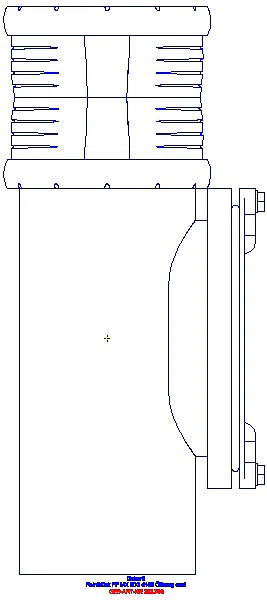 GE Silent-Pro Reinigungsstück 90Gr mit ovaler Serviceöffnung d160mm_393.703.14.1_L