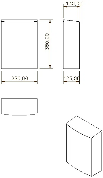 Stainless Steel Hygiene Box 12L