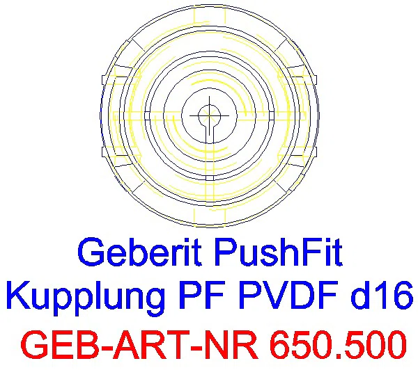 GE PushFitKupplung PVDF d16_650.500.00.1_L