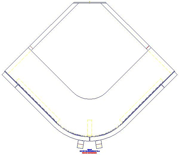 Renova Compact US für Eckwaschtisch mit 2 Türen, 69x60,4x55cm, weiß_862150000_G