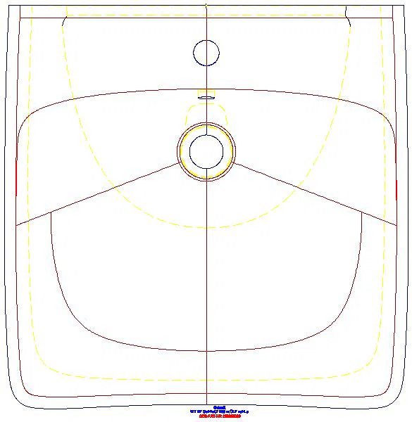 Renova Comfort WT barrierefrei 55x55cm, m. Hl., m. Ül._258555000_G