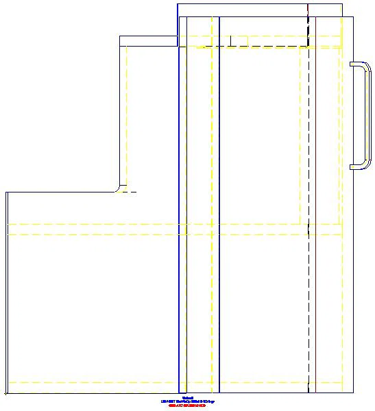 Renova Compact US für Eckwaschtisch mit 2 Türen, 69x60,4x55cm, hellgrau_862151000_L