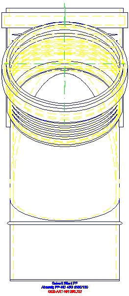 GE Silent-PP Abzweig 45Gr d160/160_390.737.14.1_L