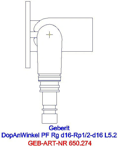 GE PushFit Doppelanschlusswinkel 90Gr Rg d16-Rp1/2-d16 L:52mm_650.274.00.1_L
