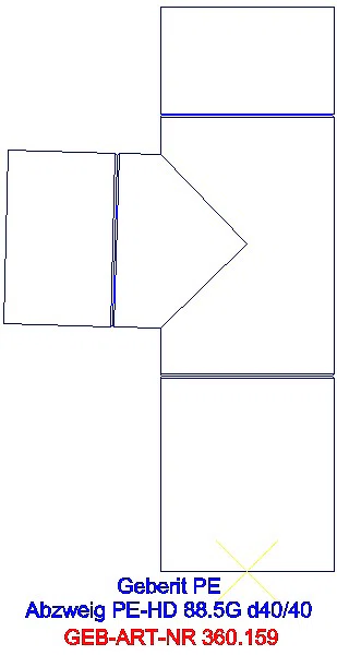 GE PE Abzweig 88,5Gr d40/40_360.159.16.1_A