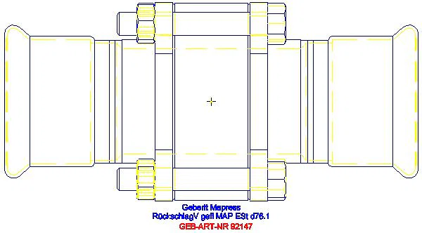 GE Mapress Rückschlagventil NPW geflanscht d76,1_92147_G