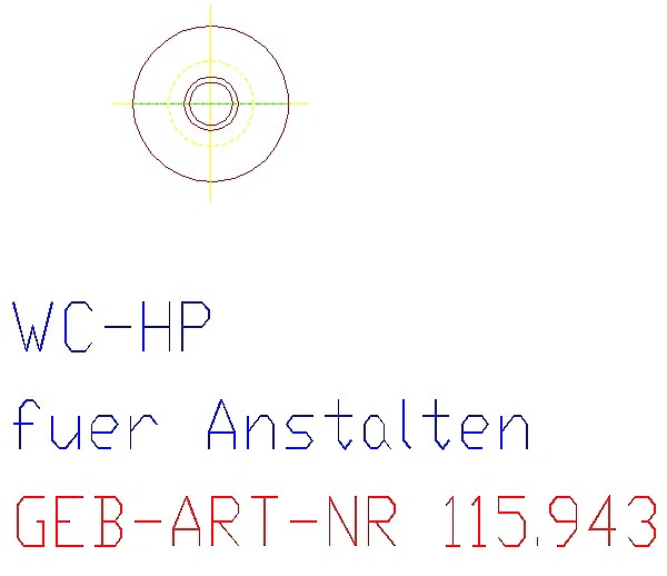 GE WC-Strg. mit pneumatischer Spülausl. 1-Mengen-Spülung gekontert für Anstalten_115.943.21.1_L
