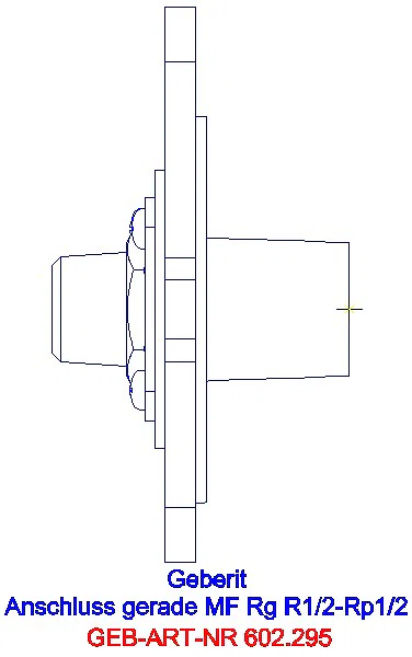 GE Anschluss gerade vormontiert für MeplaFix Trockenbau Rg R1/2-Rp1/2_602.295.00.1_L
