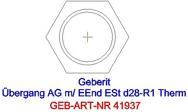 GE Mapress Therm Übergang mit AG und Einschubende d28-R1_41937_L