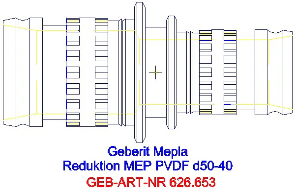 GE Mepla Reduktion PVDF d50-40_626.653.00.5_G