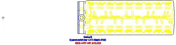 GE Silent-db20 Spannverbinder CrTi-Stahl d160_315.003.14.3_G