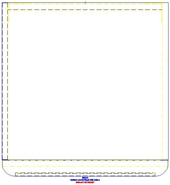 Smyle Square Seitenschrank mit 2 Schubladen, 45x60x47cm, Nussbaum_500.357.JR.1_G