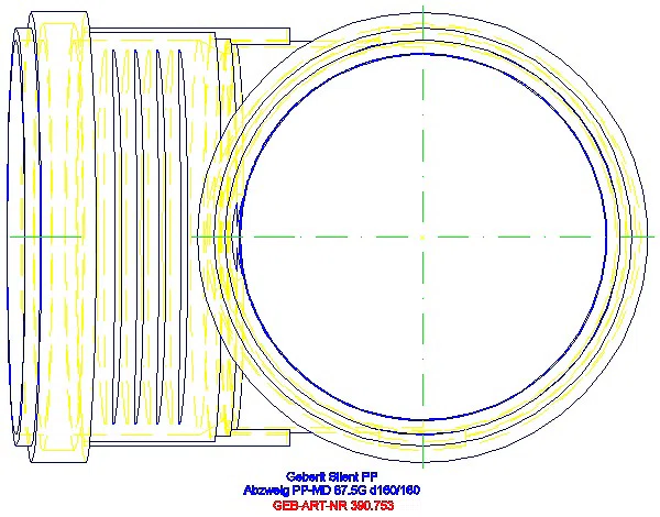 GE Silent-PP Abzweig 87,5Gr d160/160_390.753.14.1_G