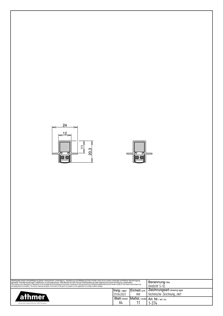 1-374 Unidicht S-12 