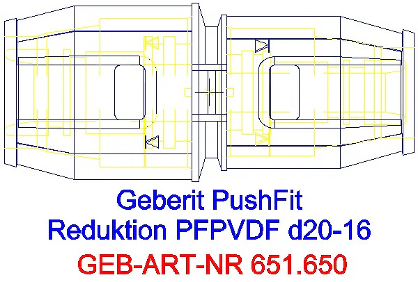 GE PushFit Reduktion PVDF d20-16_651.650.00.1_A
