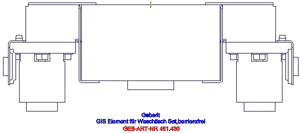 GE GIS WT-Set für Standarmatur, mit UP-Sifon_461.435.00.1_G