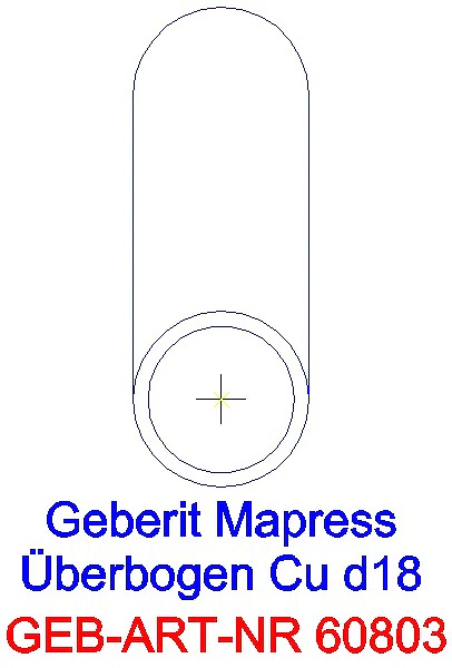 GE Mapress Kupfer Überbogen d18_60803_L