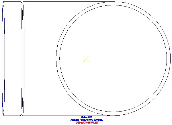 GE PE Abzweig 88,5Gr d250/250_371.197.16.1_G