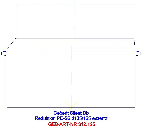 GE Silent-db20 Reduktion exzentrisch d135/125_312.125.14.1_A