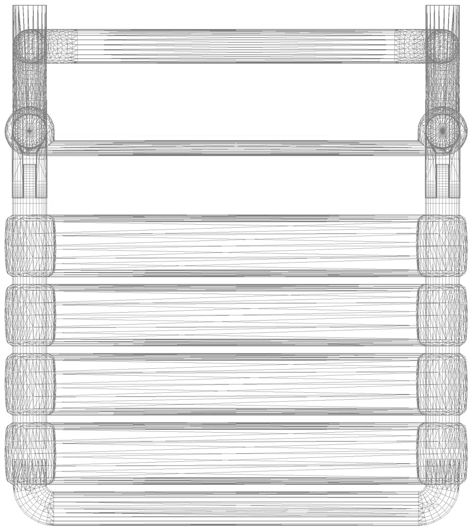 HEWI Einhängesitz, klappbar, B:450 H:473 T:504mm signalweiß