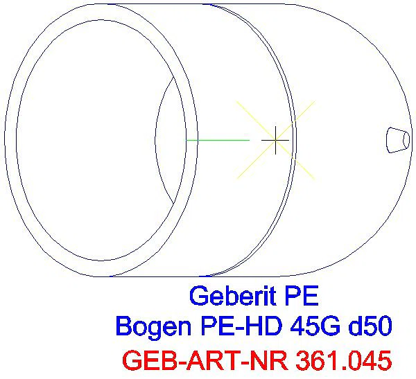 GE PE Bogen 45Gr d50_361.045.16.1_G